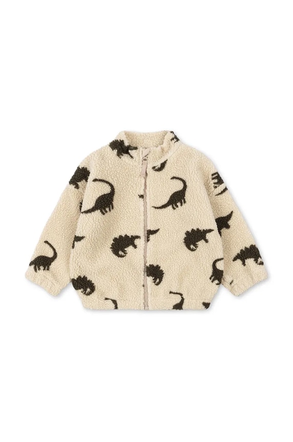 Konges Sløjd geaca copii JODY TEDDY JACKET GRS KS101242 verde AW24
