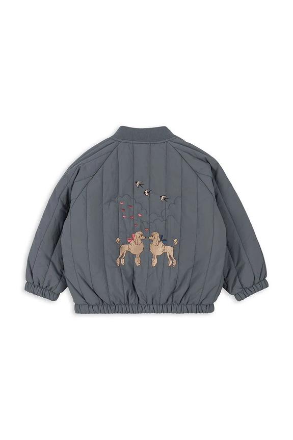 Konges Sløjd kurtka bomber dziecięca JUNO BOMBER JACKET KS101245 niebieski AW24