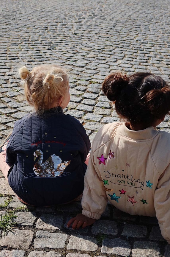 Детско яке бомбър Konges Sløjd JUNO SEQUIN BOMBER JACKET KS101250