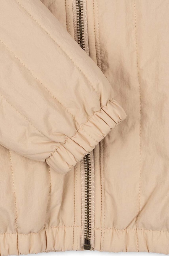 Детско яке бомбър Konges Sløjd JUNO SEQUIN BOMBER JACKET KS101250 бежов