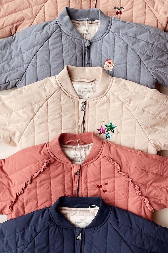 Детско яке бомбър Konges Sløjd JUNO SEQUIN BOMBER JACKET KS101250