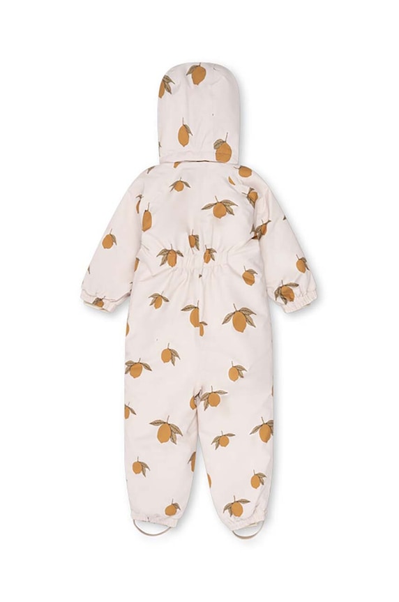 CHLAPEC Dětská zimní kombinéza Konges Sløjd NOHR SNOWSUIT PRINT KS101277 béžová