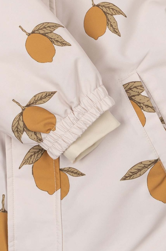 Dětská zimní kombinéza Konges Sløjd NOHR SNOWSUIT PRINT KS101277 béžová