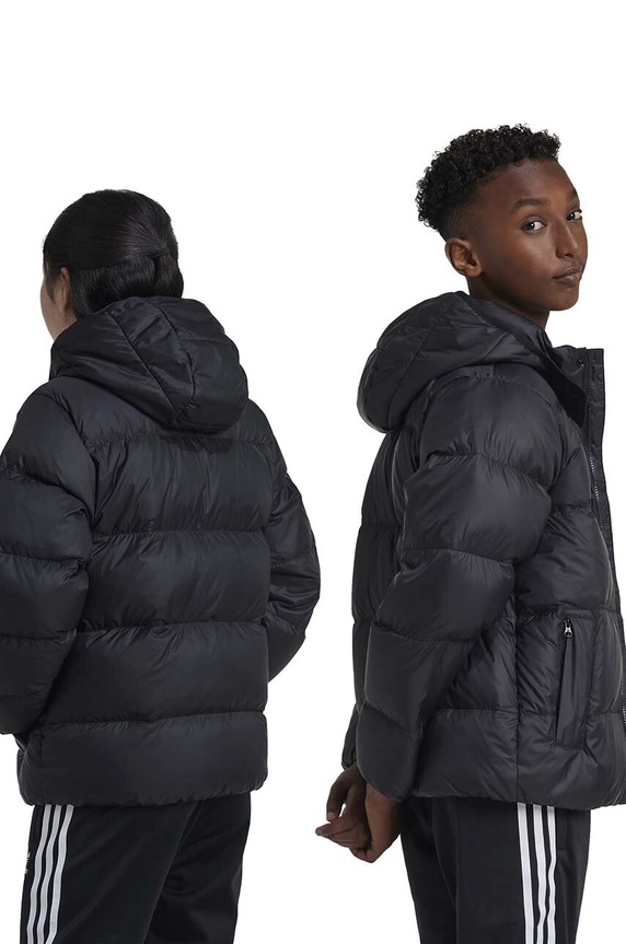 Detská páperová bunda adidas Originals DOWNACKET ELO IY7498 čierna
