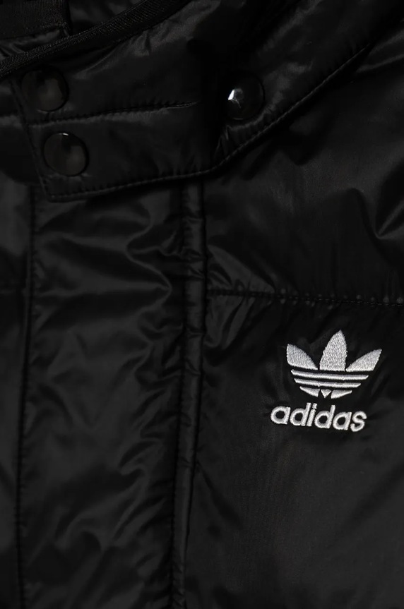 Detská páperová bunda adidas Originals DOWNACKET ELO čierna IY7498