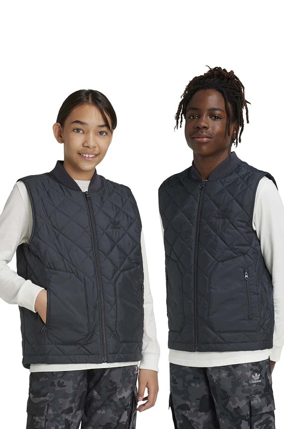 adidas Originals gyerek mellény VEST enyhén szigetelt fekete IY1759