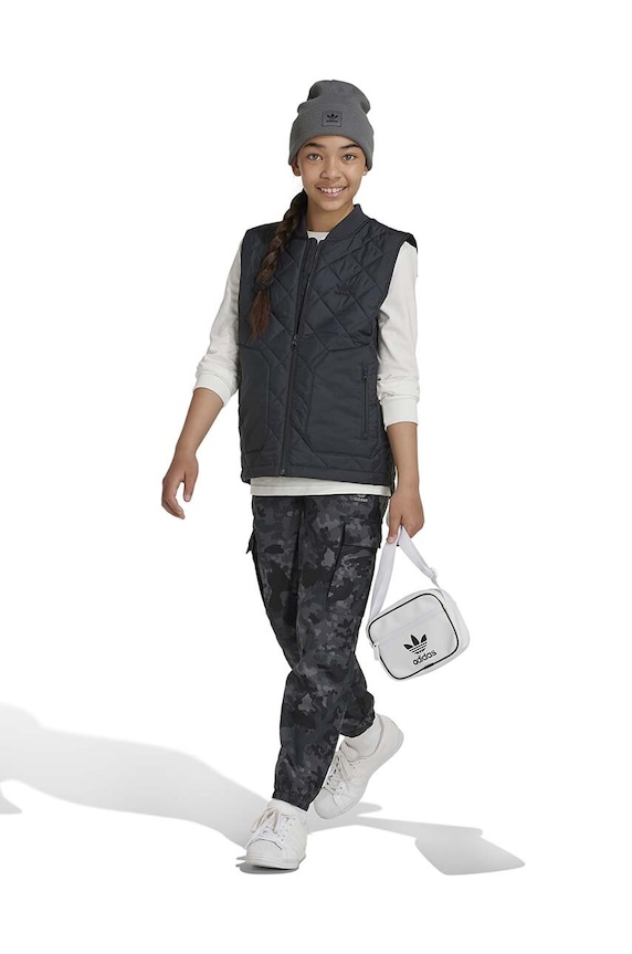 adidas Originals gyerek mellény VEST IY1759 fekete