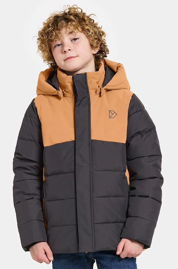 Didriksons giacca per bambini RYOLIT KIDS JACKET transitorio beige 504941