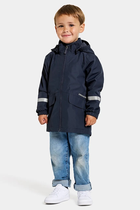 Detská bunda Didriksons NORMA KIDS JKT 505264 tmavomodrá