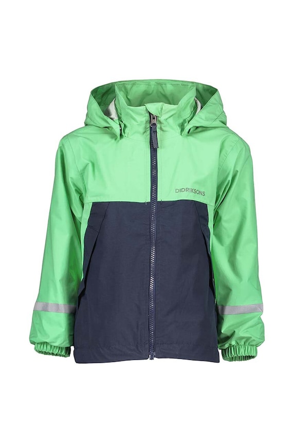 Detská bunda Didriksons BLADET KIDS JKT 505476 zelená SS25