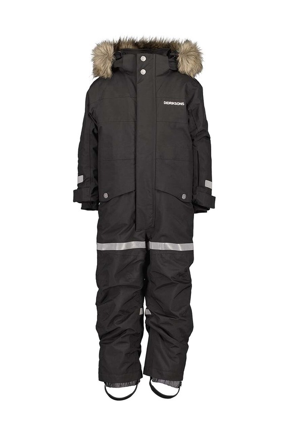 Dječji zimski kombinezon Didriksons BJÄRVEN KDS COVER 505466 crna AW24