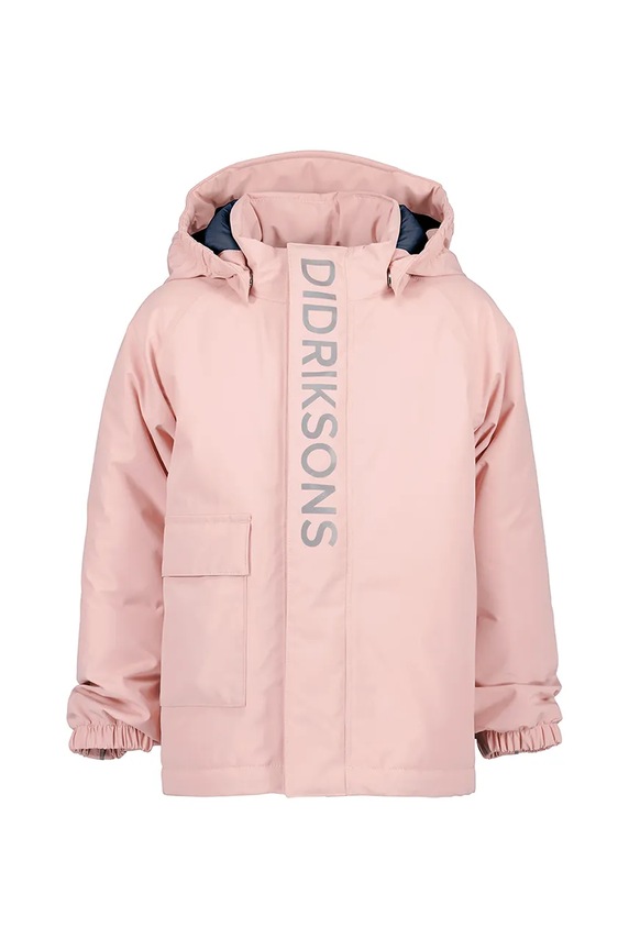 Didriksons kurtka dziecięca TALVI KIDS JKT 505474 różowy AW25