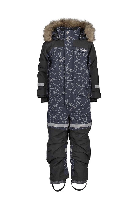Detský zimný overal Didriksons BJÄRVEN KDS COV SE 505463 burgundské AW24