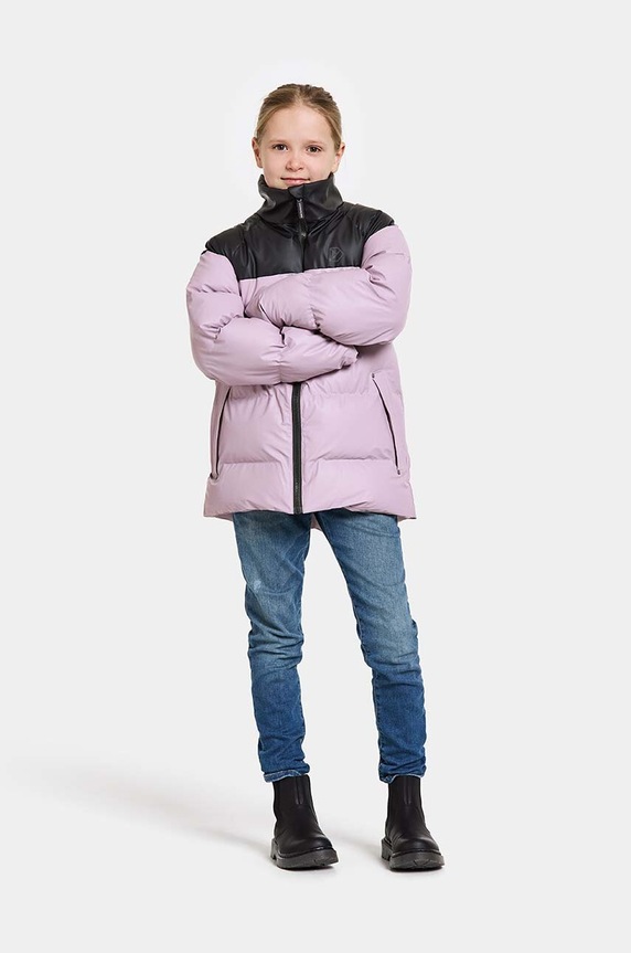 Dětská bunda Didriksons MEGA KIDS JKT fialová 505364