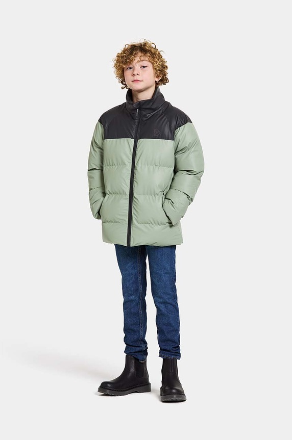 Dječja jakna Didriksons MEGA KIDS JKT zelena 505364