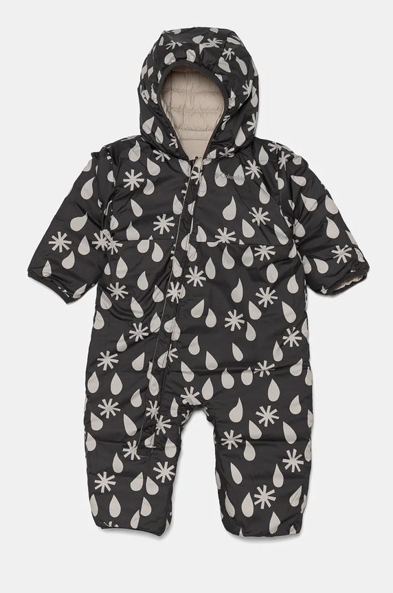 Ολόσωμη φόρμα μωρού Columbia Powder Lite Reversible Bunting 2088751 μπεζ AW25
