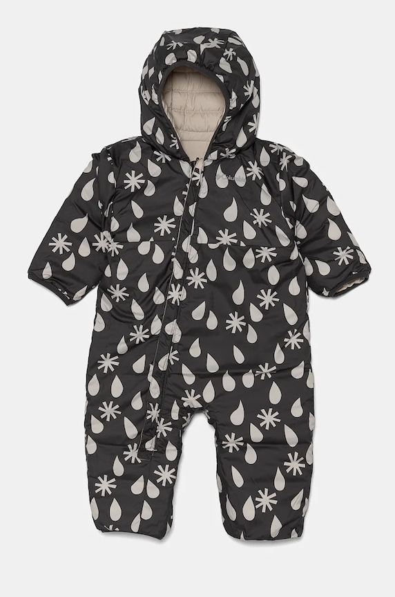 Ολόσωμη φόρμα μωρού Columbia Powder Lite Reversible Bunting 2088751 μπεζ AW25