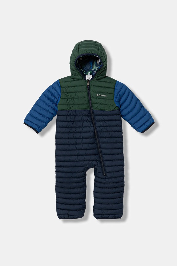 Ολόσωμη φόρμα μωρού Columbia Powder Lite Reversible Bunting 2088751 σκούρο μπλε AW25