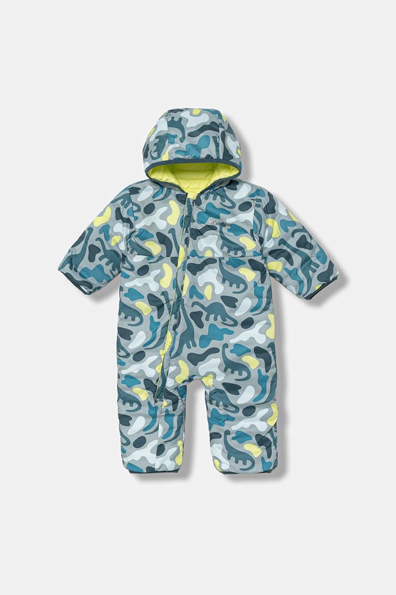 Kojenecký overal Columbia Powder Lite Reversible Bunting s podšívkou tyrkysová 2088751