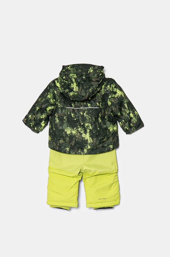 Dječja jakna i hlače Columbia Buga Set 2088903 zelena AW24