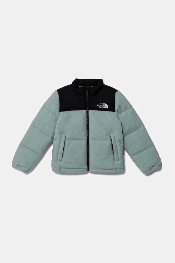 The North Face gyerek sportdzseki KID 1996 RETRO NUPTSE JACKET pehelytoll türkiz NF0A82TS1OC1