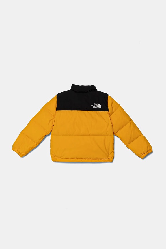 The North Face geaca de puf pentru copii KID 1996 RETRO NUPTSE JACKET NF0A82TS56P1 galben AW24