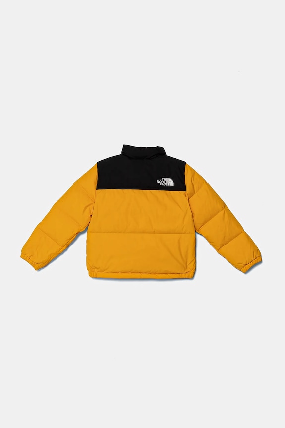 The North Face geaca de puf pentru copii KID 1996 RETRO NUPTSE JACKET NF0A82TS56P1 galben AW24