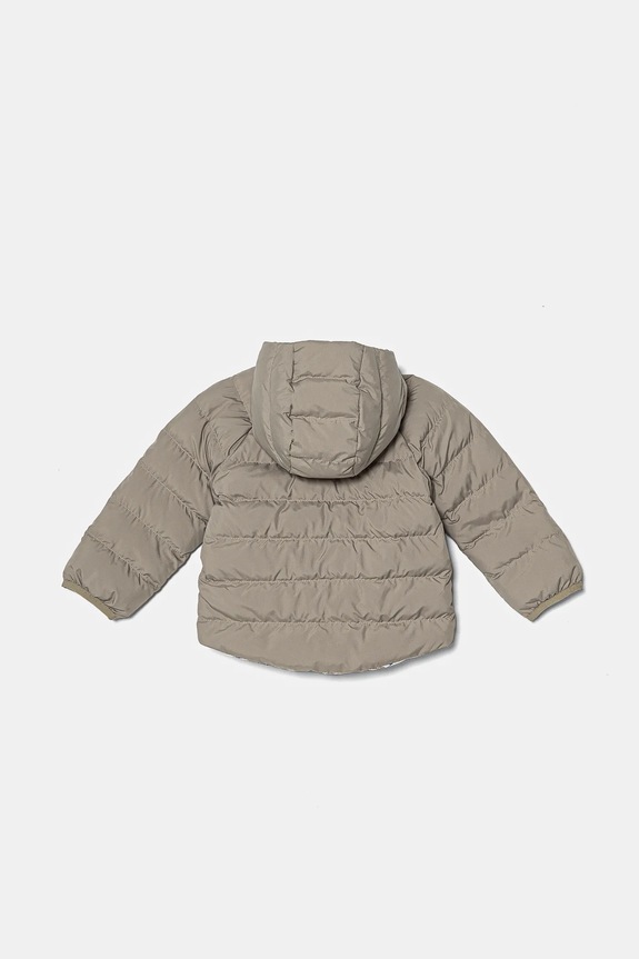 Chłopiec The North Face kurtka niemowlęca dwustronna BABREVERSIBLE PERRITO HOODED JACKET NF0A88W31I41 szary
