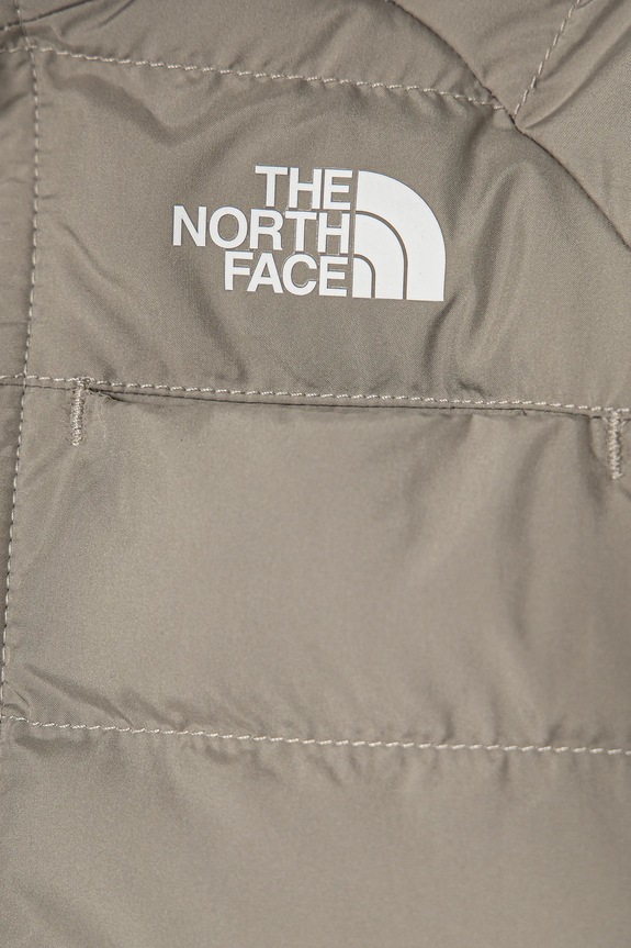 The North Face kurtka niemowlęca dwustronna BABREVERSIBLE PERRITO HOODED JACKET NF0A88W31I41 szary