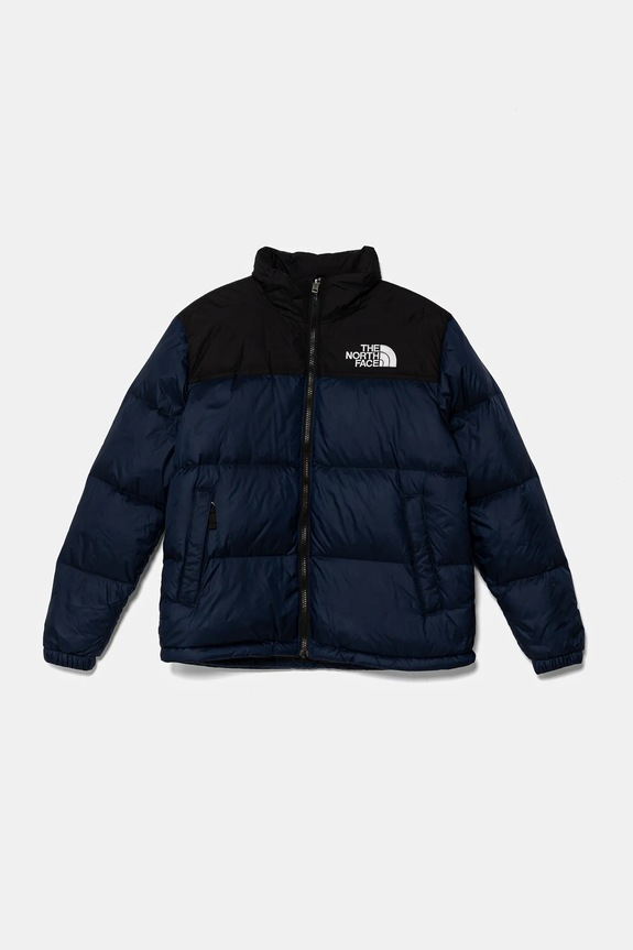 The North Face geaca de puf pentru copii TEEN 1996 RETRO NUPTSE JACKET cu captuseala bleumarin NF0A8A4C92A1