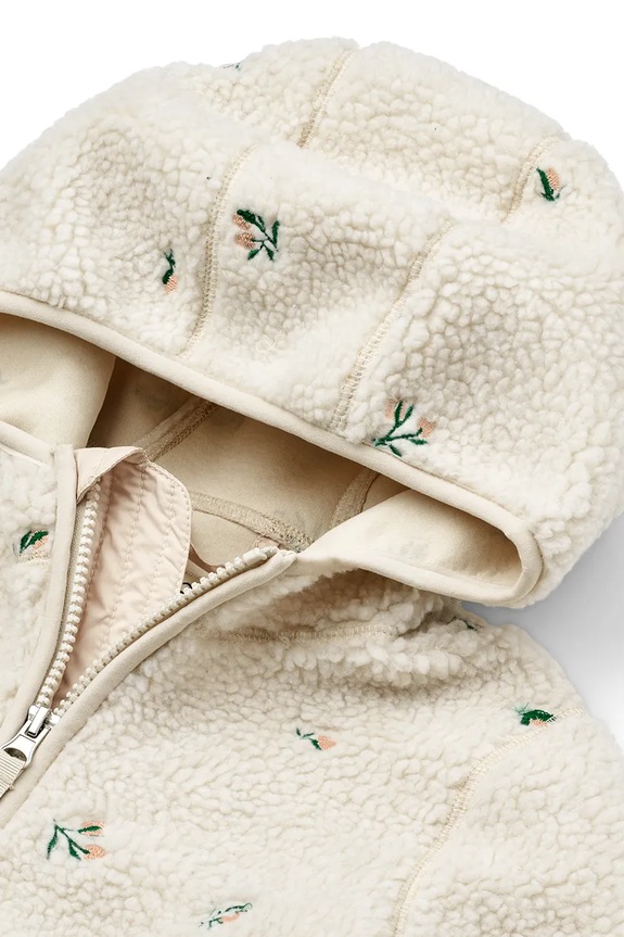 Chłopiec Liewood kurtka polarowa dziecięca Mara Pile Jacket LW18920 beżowy