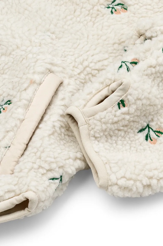 Liewood kurtka polarowa dziecięca Mara Pile Jacket beżowy LW18920