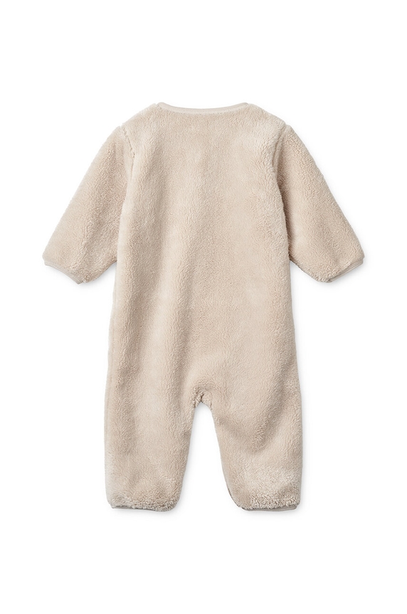 Момче Бебешки гащеризон Liewood Bailey Baby Pile Jumpsuit LW19189 бежов