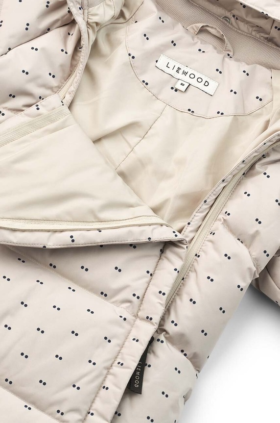 Liewood kombinezon zimowy niemowlęcy Sylvie Baby Snowsuit LW19403 szary