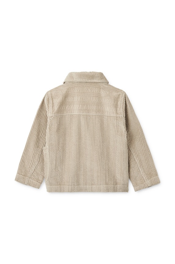 Chłopiec Liewood kurtka dziecięca Paule Corduroy Overshirt LW19454 beżowy