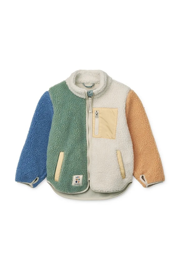 Liewood rövid kabát Nolan Pile Jacket LW19877 zöld SS26