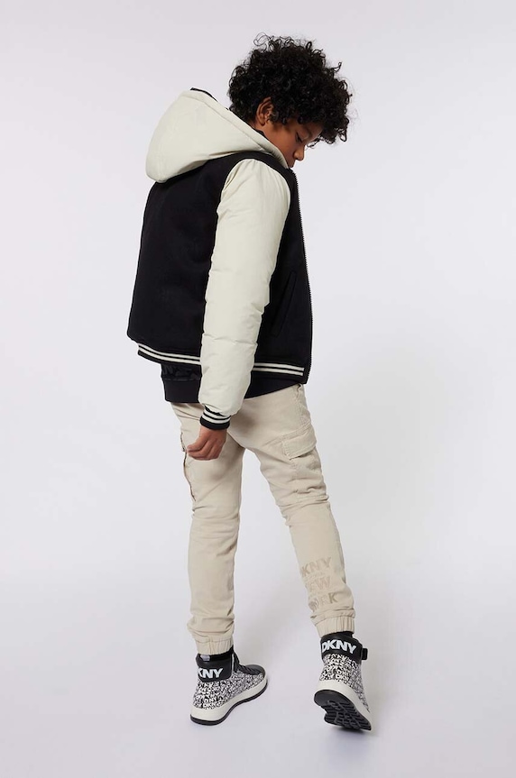Detská bunda bomber Dkny čierna D60204.114.150