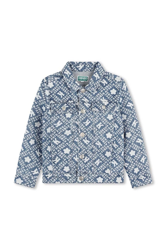 Kenzo Kids geacă din denim pentru copii K60631.114.150 albastru AW24
