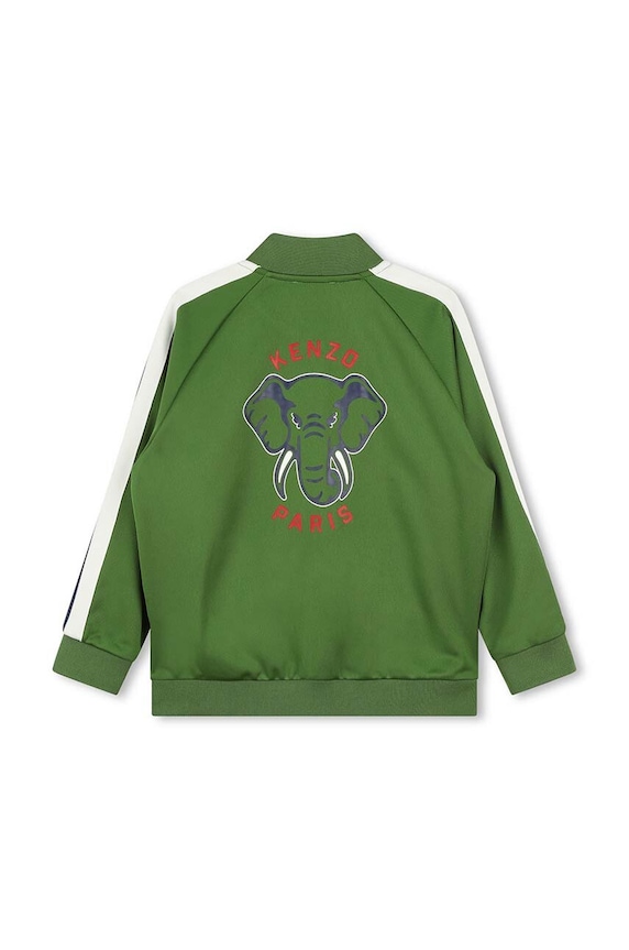 Chlapec Detská mikina Kenzo Kids K60701.86.108 zelená