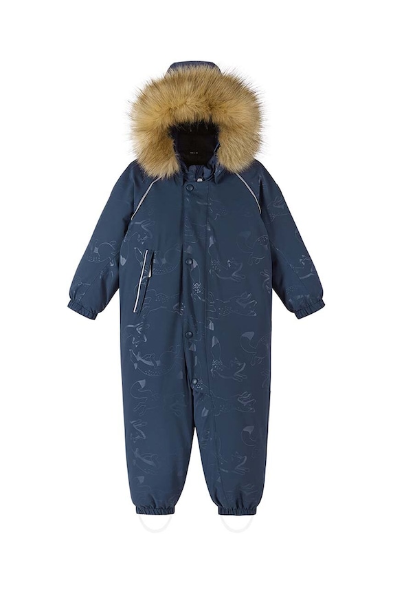 Пуховий комбінезон для немовлят Reima Aapua темно-синій 5100141B.9BYH