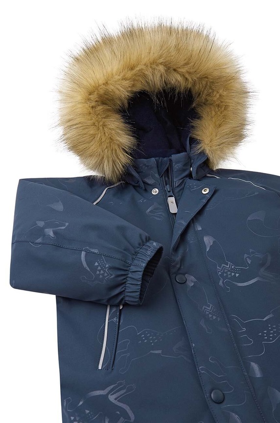 Пуховий комбінезон для немовлят Reima Aapua 5100141B.9BYH темно-синій