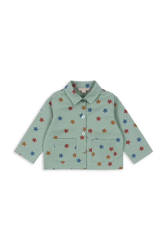 Konges Sløjd geaca copii FEN JACKET GOTS KS101976 turcoaz AW24