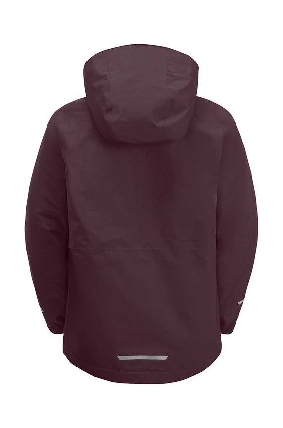 Chlapec Detská lyžiarska bunda Jack Wolfskin 1607982.92.152 burgundské
