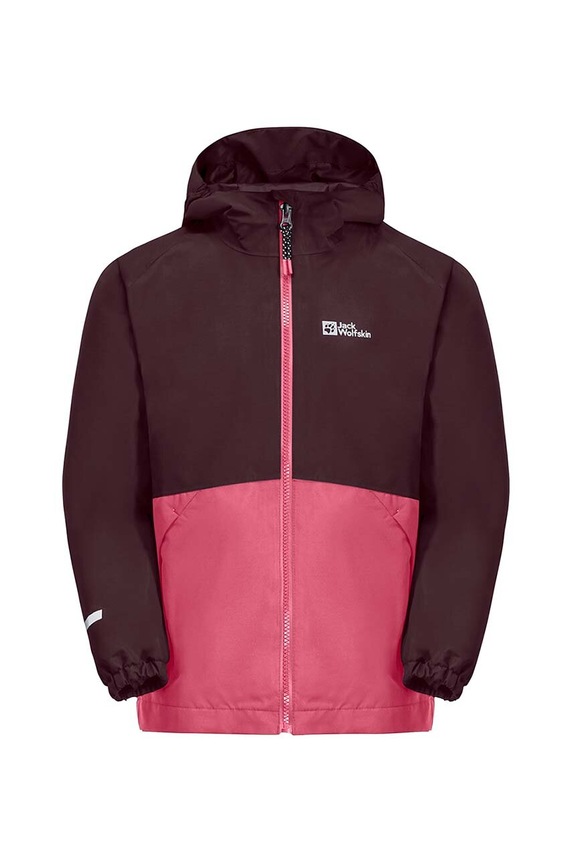 Jack Wolfskin geaca copii cu captuseala roz 1610081.164.176