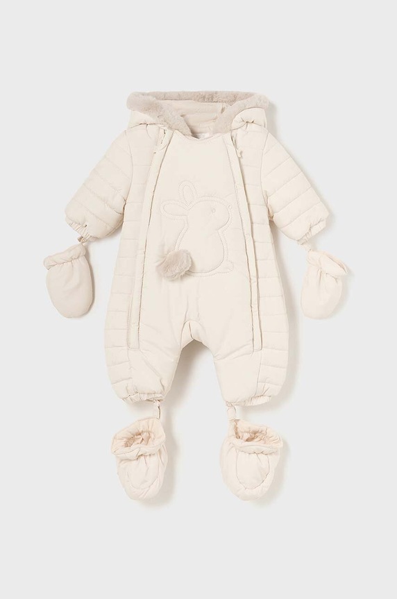 Бебешки гащеризон Mayoral Newborn с изолация бежов 2620.1A.Newborn.9BYH