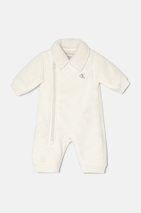 Бебешки гащеризон Calvin Klein Jeans лека изолация бежов IN0IN00255.9BYH