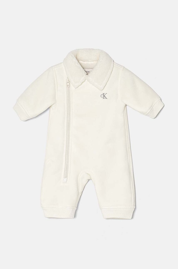 Бебешки гащеризон Calvin Klein Jeans лека изолация бежов IN0IN00255.9BYH