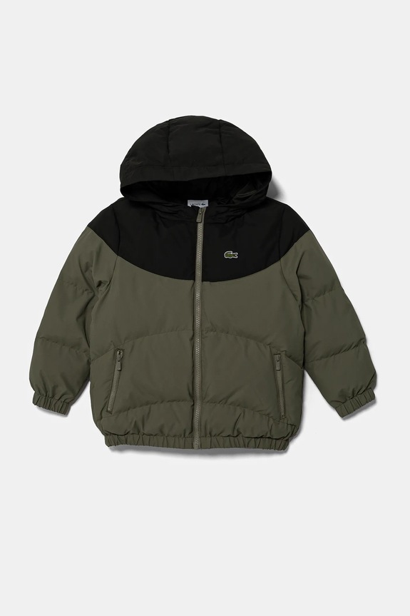 Детско яке Lacoste с изолация зелен BJ2625