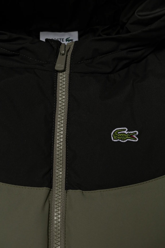Детско яке Lacoste зелен BJ2625