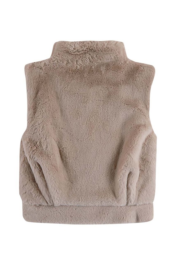 CHLAPEC Dětská vesta Donsje Juline Bodywarmer 4087200. béžová